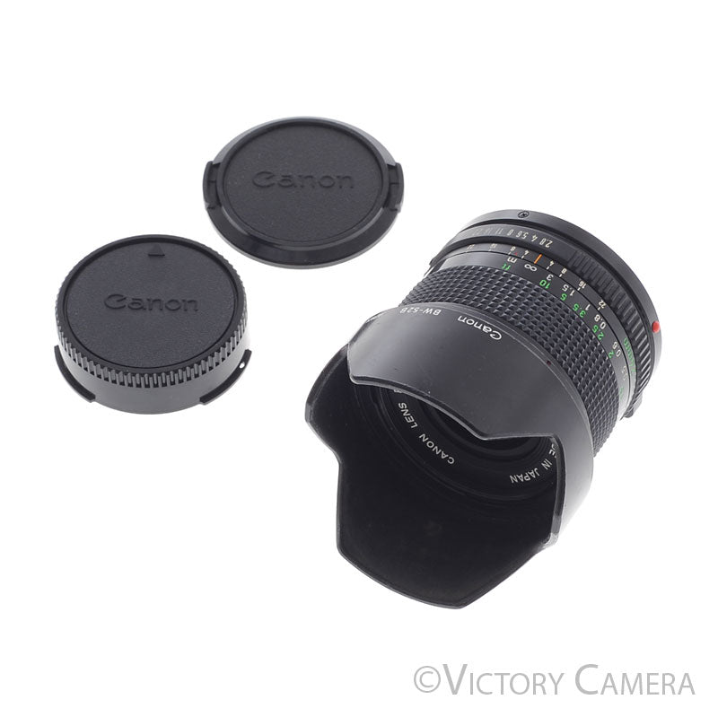 Canon FD 24mm f2.8 (late model) Wide Angle Prime Lens [EXC+] - Victory Camera