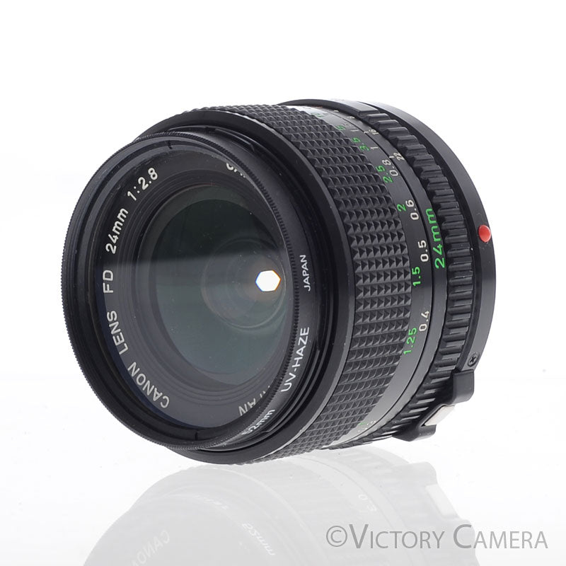 Canon NFD 24mm f2.8 Wide Angle Prime Lens [EXC+]