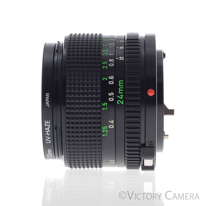 Canon NFD 24mm f2.8 Wide Angle Prime Lens [EXC+]