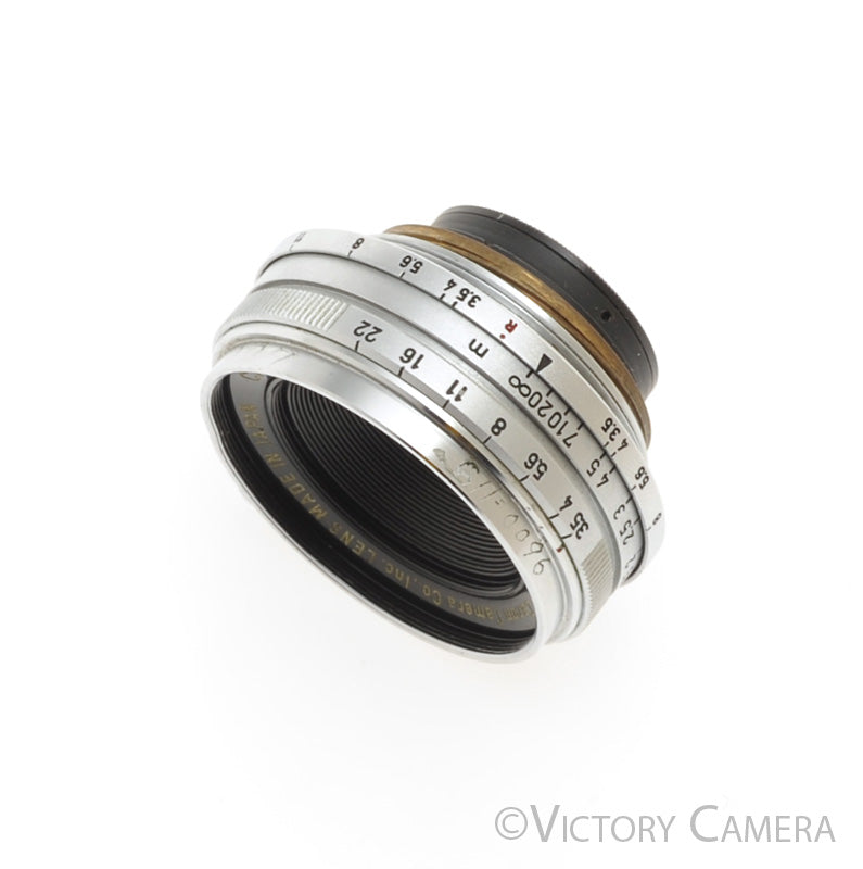 Canon 25mm f2.5 LTM Screw Mount Lens w/ Finder [GOOD] - Victory Camera