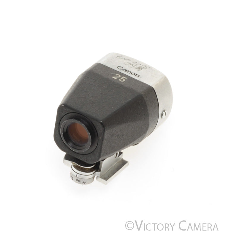 Canon 25mm f2.5 LTM Screw Mount Lens w/ Finder [GOOD] - Victory Camera