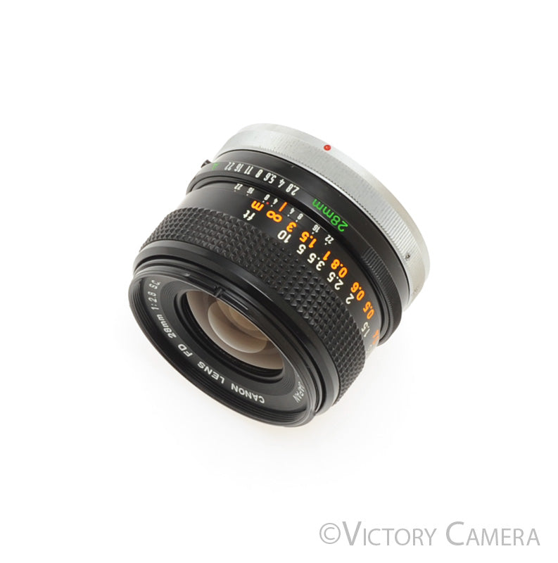 Canon 28mm f2.8 FD S.C. Manual Focus Wide Angle Lens [EXC+]