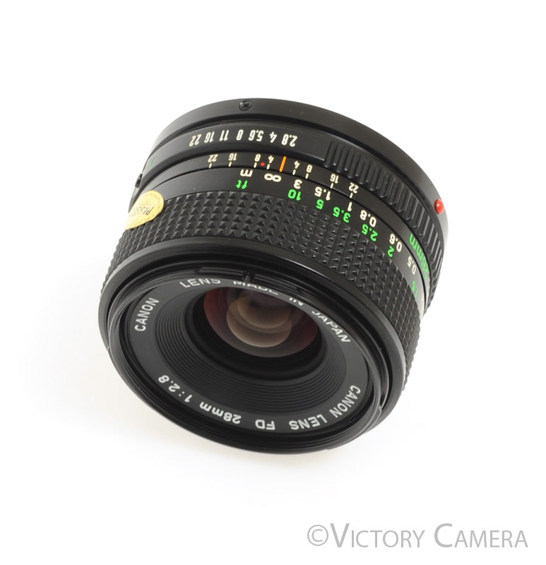 Canon FD 28mm f2.8 (late version) Manual Focus Wide Angle Lens [EXC+] - Victory Camera