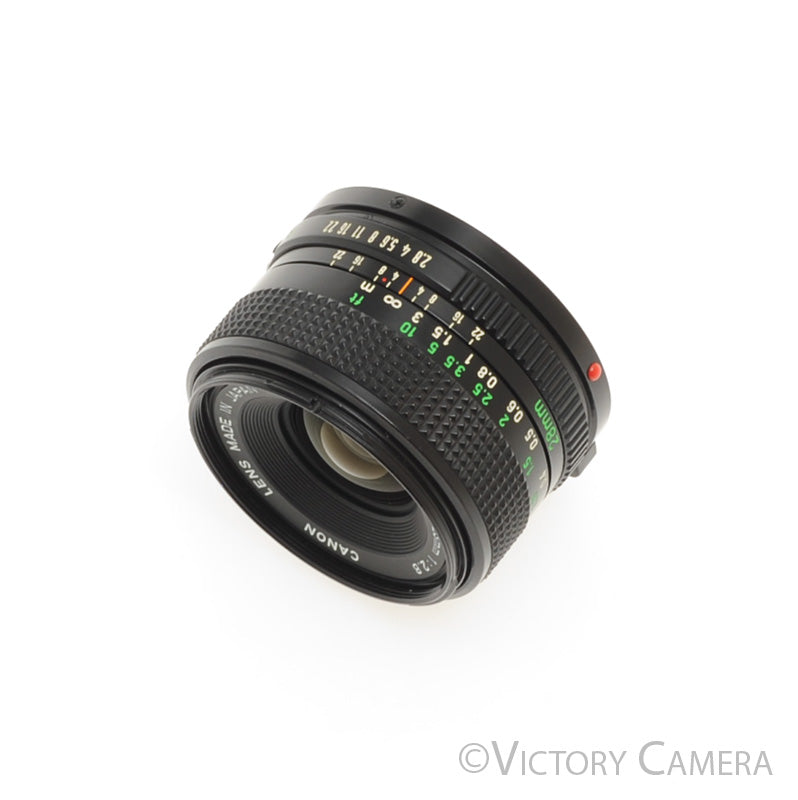 Canon FD 28mm f2.8 (late version) Manual Focus Wide Angle Lens [EXC+] - Victory Camera