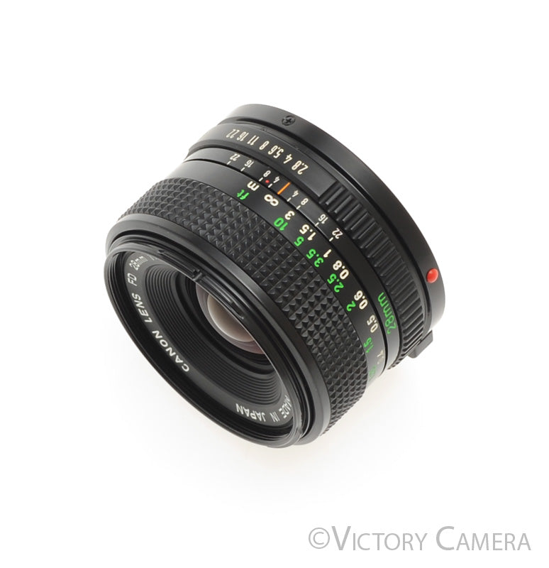 Canon FD 28mm f2.8 (late version) Manual Focus Wide Angle Lens [EXC+] - Victory Camera