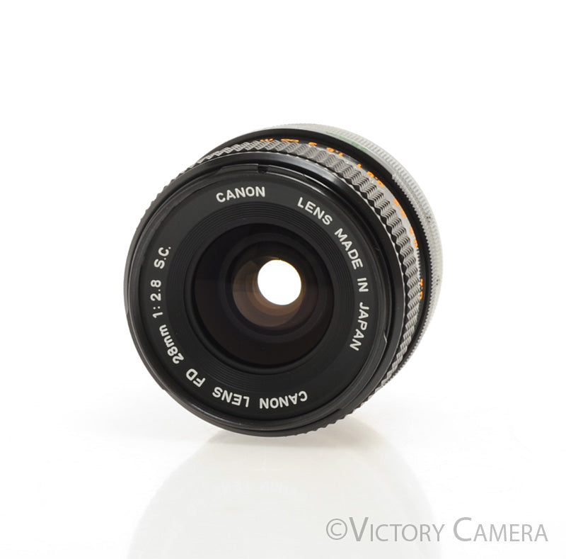 Canon 28mm f2.8 FD S.C. Manual Focus Wide Angle Lens [EXC+]