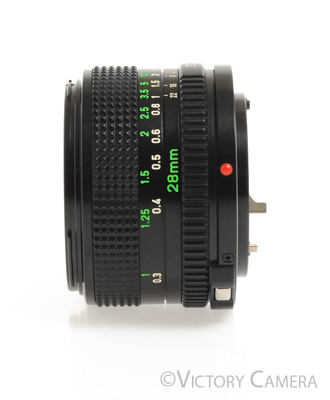Canon FD 28mm f2.8 (late version) Manual Focus Wide Angle Lens [EXC+] - Victory Camera