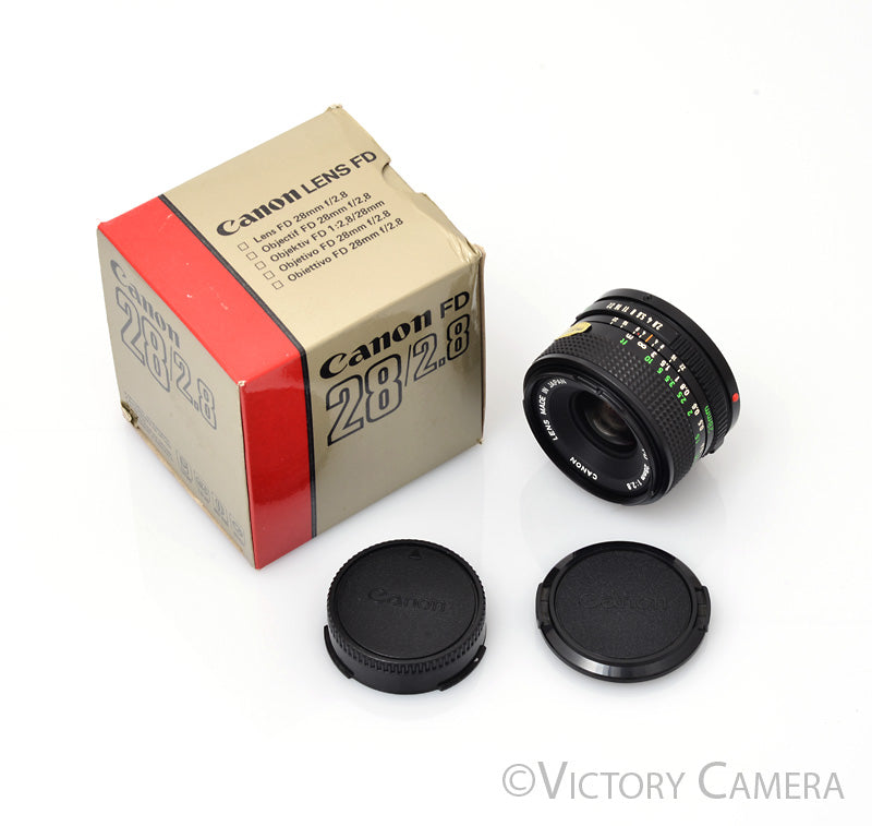Canon FD 28mm f2.8 (late version) Manual Focus Wide Angle Lens [EXC+] - Victory Camera