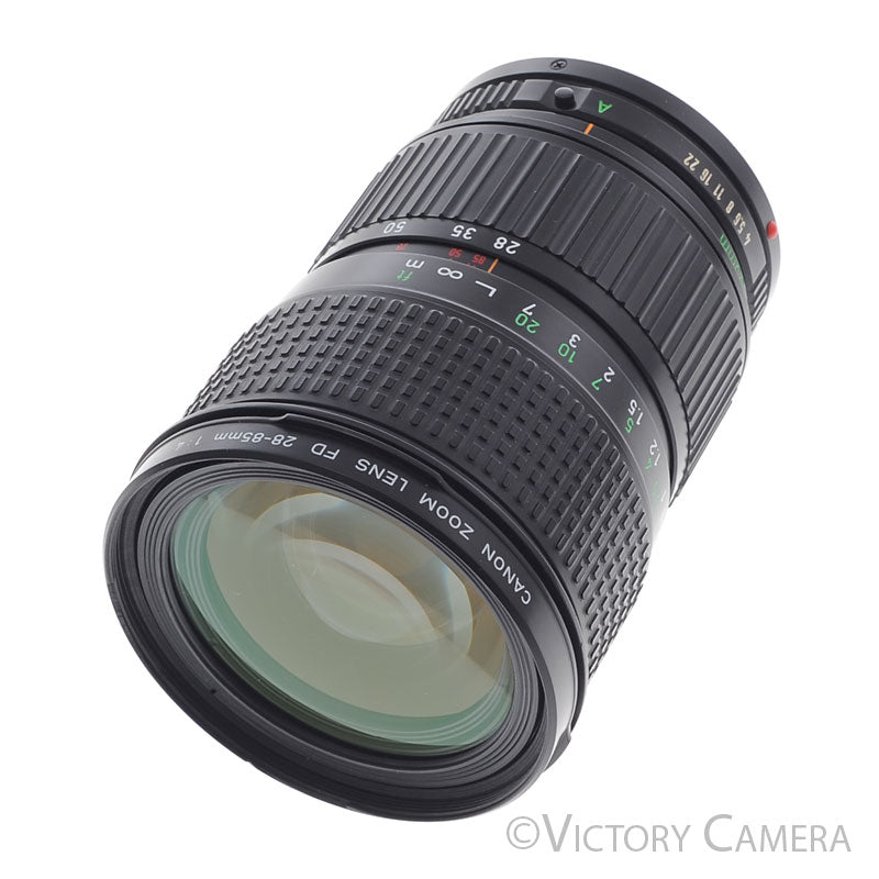 Canon FD 28-85mm f4 Manual Focus Zoom Lens  [GOOD] - Victory Camera