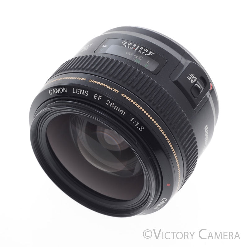 Canon EOS EF 28mm f1.8 Wide Angle Prime Lens [EXC] - Victory Camera
