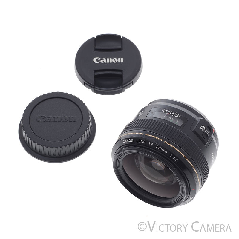Canon EOS EF 28mm f1.8 Wide Angle Prime Lens [EXC] - Victory Camera