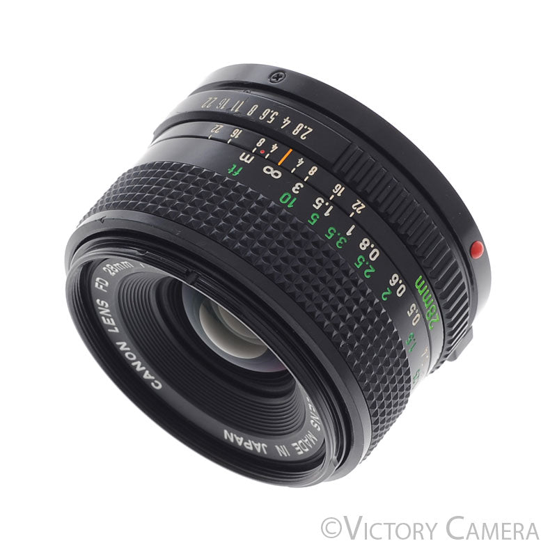 Canon FD 28mm f2.8 (late version) Manual Focus Wide Angle Lens [EXC+]
