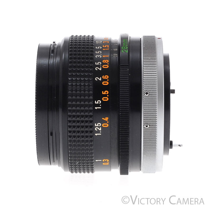 Canon 28mm f2.8 FD S.C. Manual Focus Wide Angle Lens  [EXC+] - Victory Camera
