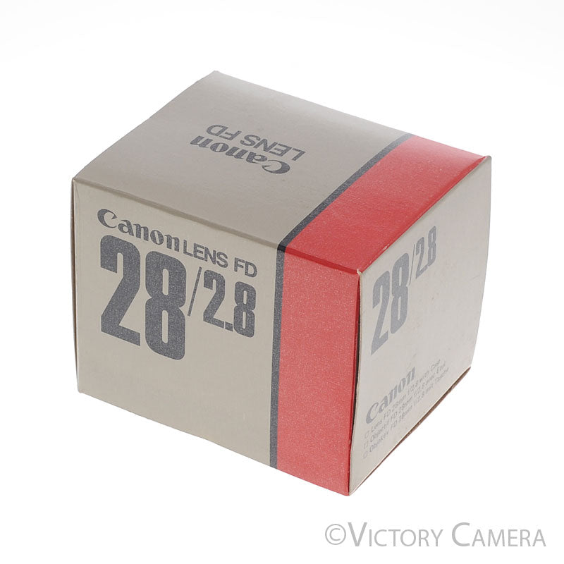 Canon 28mm f2.8 FD S.C. Manual Focus Wide Angle Lens  [EXC+] - Victory Camera