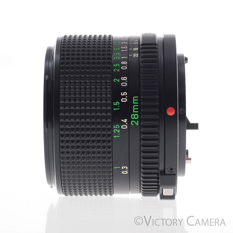 Canon FD Rare 28mm f2 (late version) Fast Wide Angle Lens [EXC] - Victory Camera