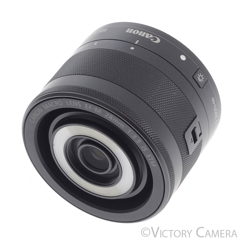 Canon EF-M 28mm f3.5 Macro IS STM Prime Lens for Mirrorless EF-M [EXC+] - Victory Camera