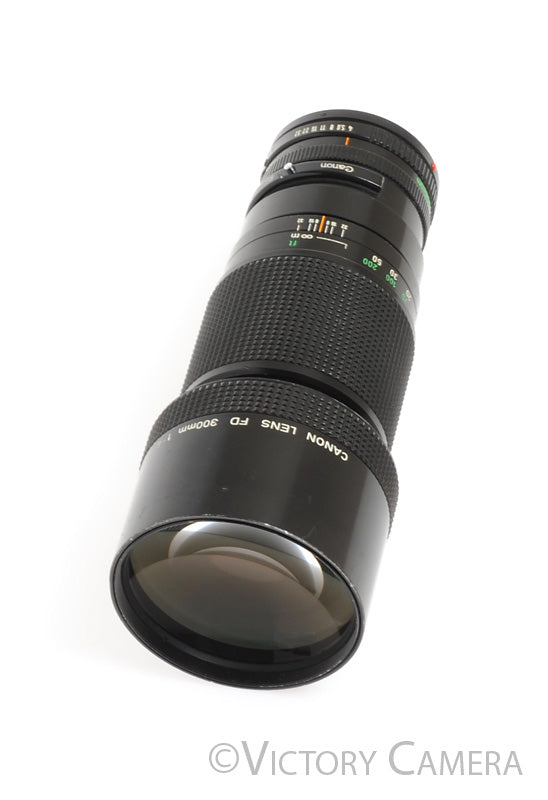 Canon FD 300mm f4 (late version) Manual Focus Telephoto Lens -Clean Glass- - Victory Camera