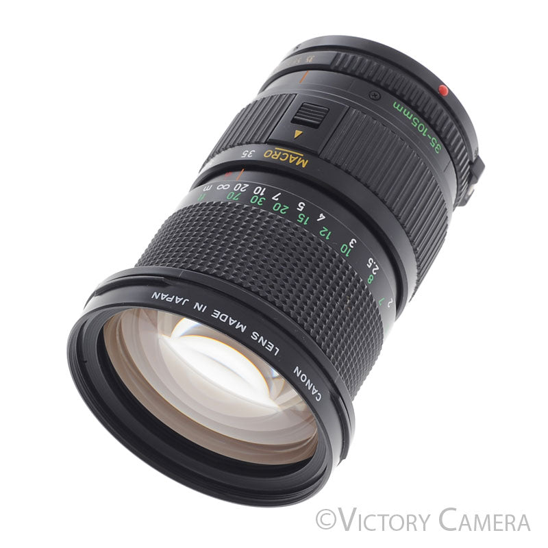 Canon FD 35-105mm f3.5 Manual Focus Zoom Lens -Slight Haze- [GOOD] - Victory Camera