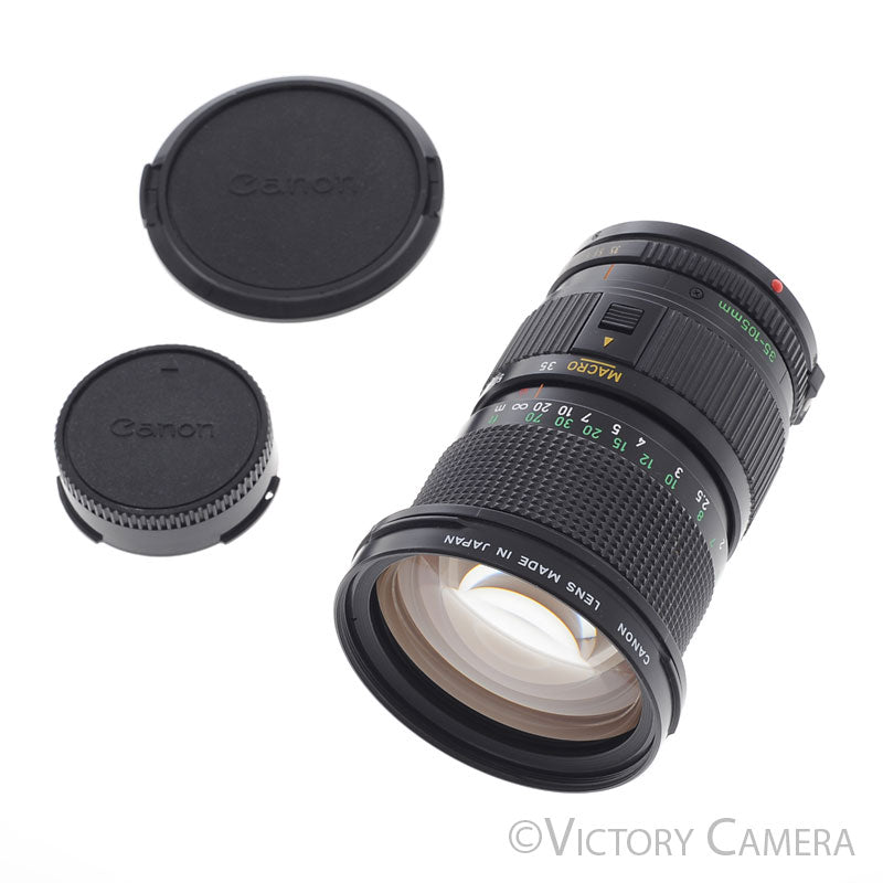 Canon FD 35-105mm f3.5 Manual Focus Zoom Lens -Slight Haze- [GOOD] - Victory Camera