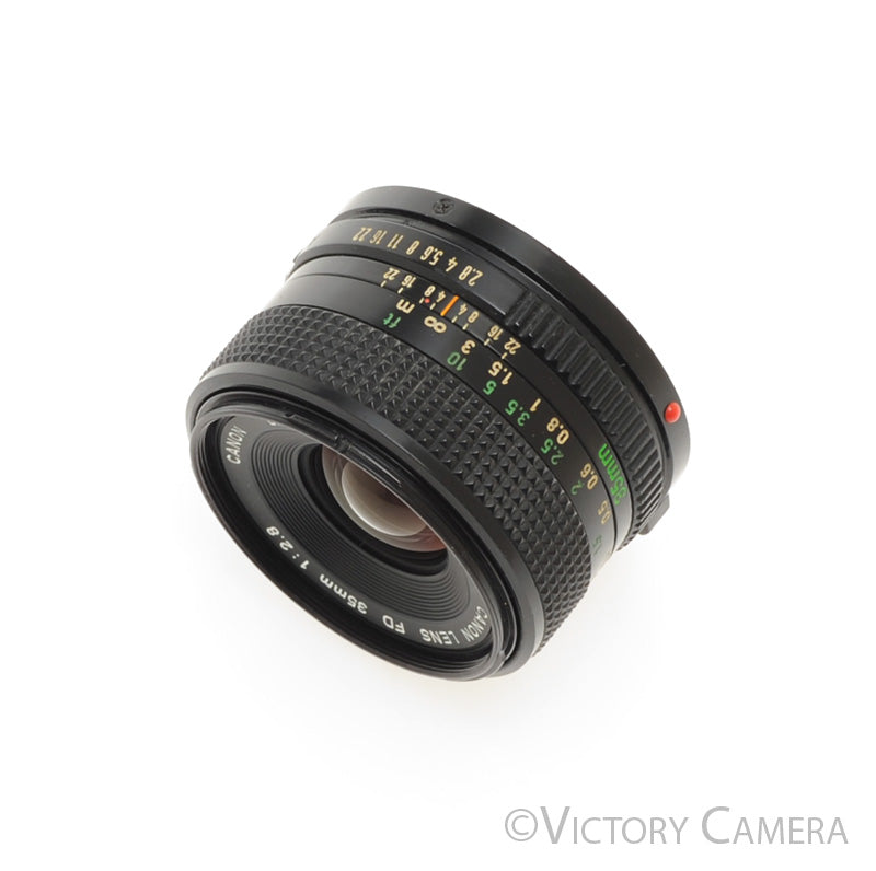Canon FD 35mm f2.8 (late model) Wide Angle Prime Lens [EXC+] - Victory Camera
