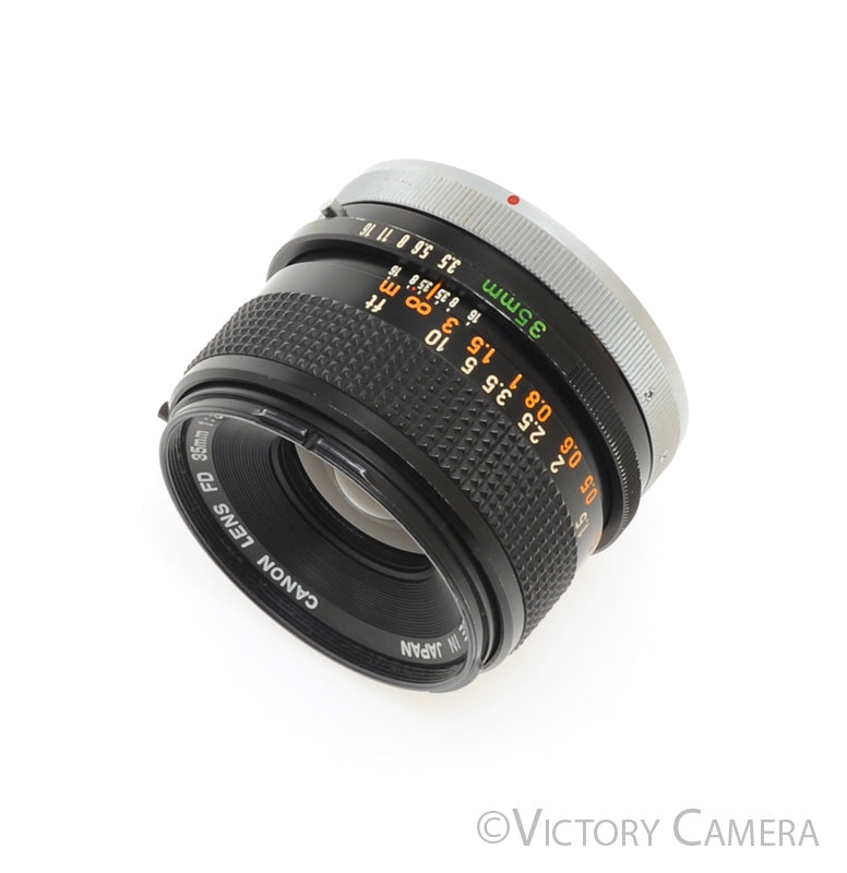 Canon FD 35mm f3.5 Wide Angle Prime Lens [EXC+] - Victory Camera