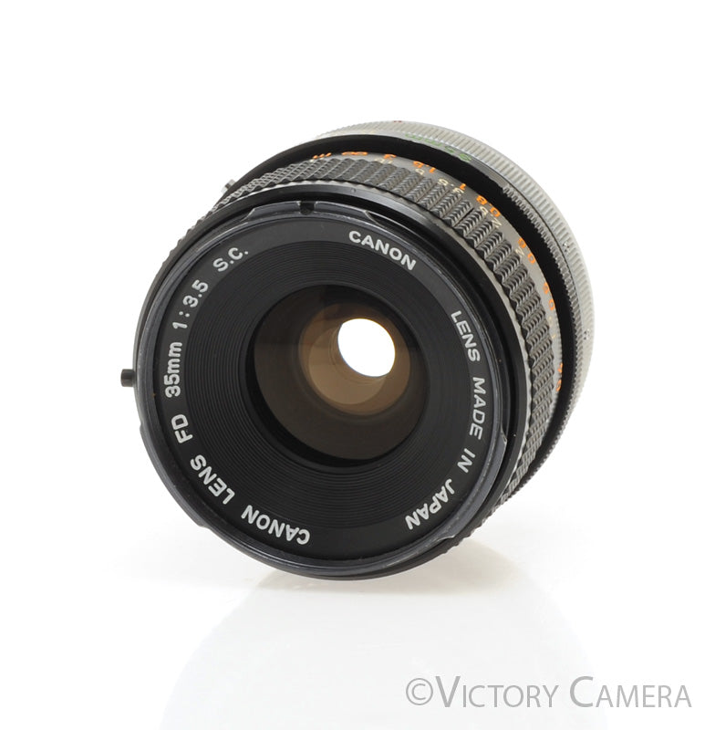 Canon FD 35mm f3.5 Wide Angle Prime Lens [EXC+] - Victory Camera