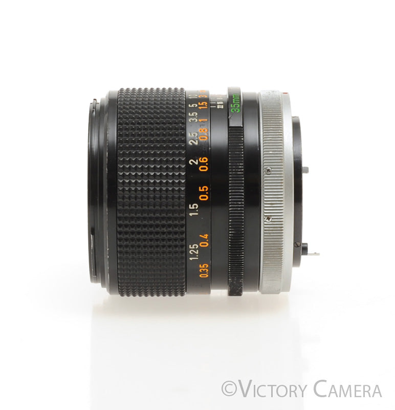 Canon FD 35mm f2 Rare FAST Wide Angle Prime Lens -Slight Yellowing- [EXC] - Victory Camera
