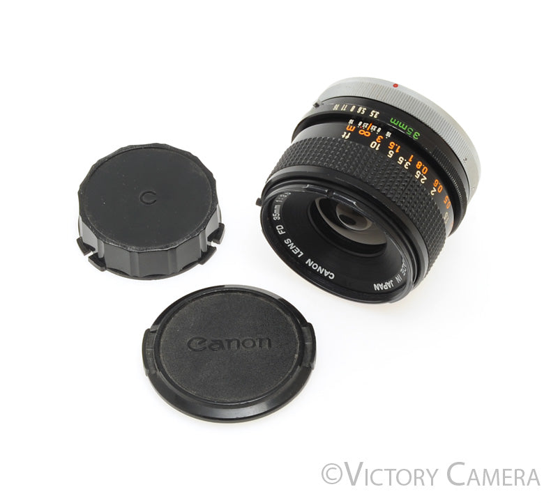 Canon FD 35mm f3.5 Wide Angle Prime Lens [EXC+] - Victory Camera