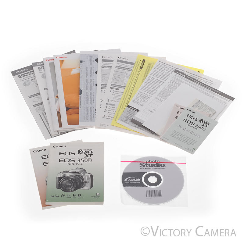 Canon EOS 350D Rebel XT 8MP Digital SLR Camera Body [EXC+] - Victory Camera