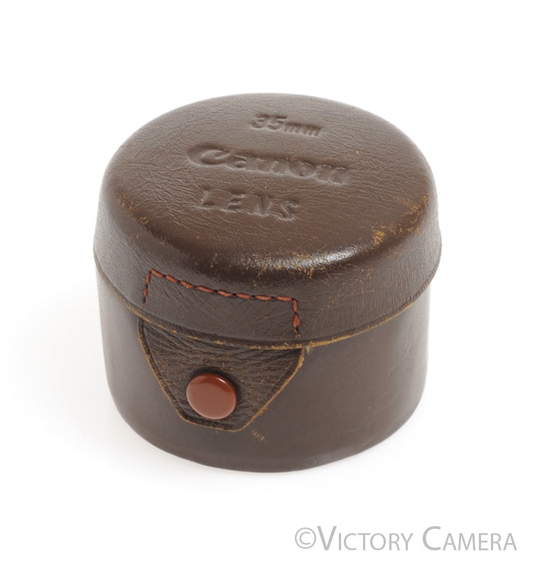 Canon Vintage Leather Case for 35mm f2 f1.8 L39 LTM Rangefinder  Lens [EXC-] - Victory Camera
