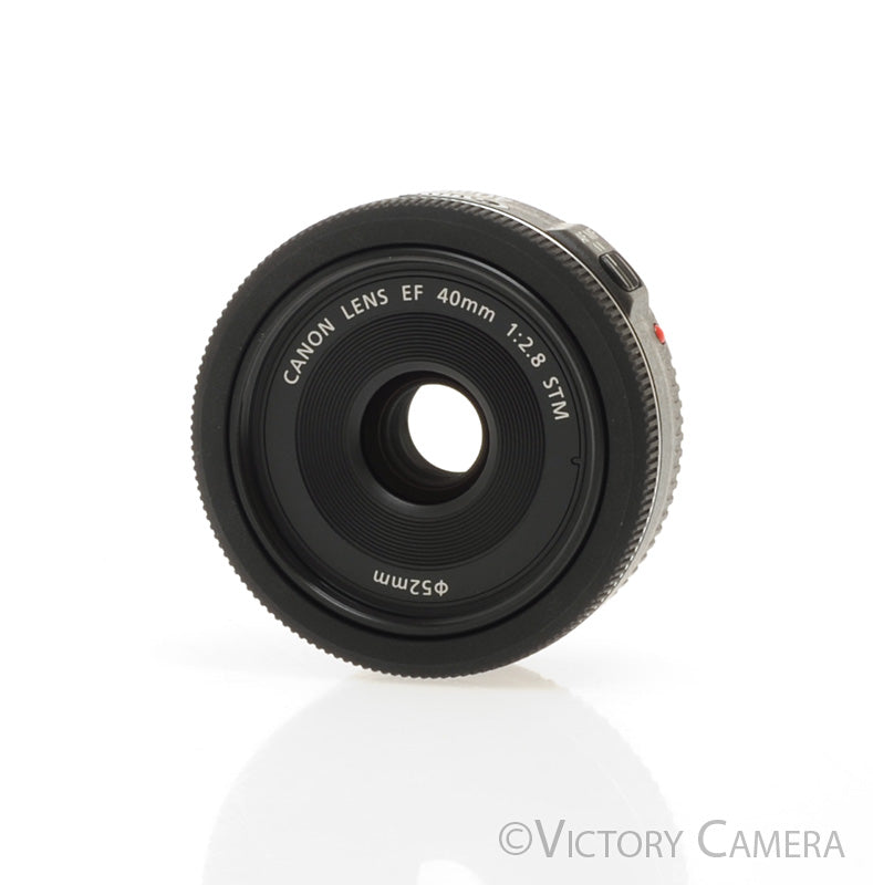 Canon EOS EF 40mm f2.8 STM Pancake Prime Lens [EXC+] - Victory Camera