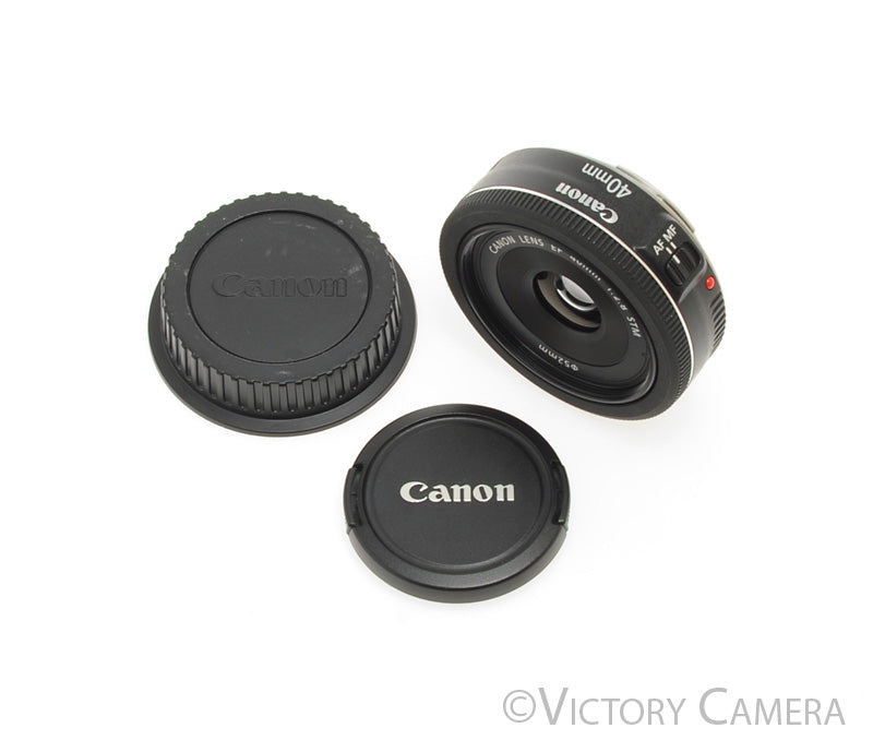Canon EOS EF 40mm f2.8 STM Pancake Prime Lens [EXC+] - Victory Camera