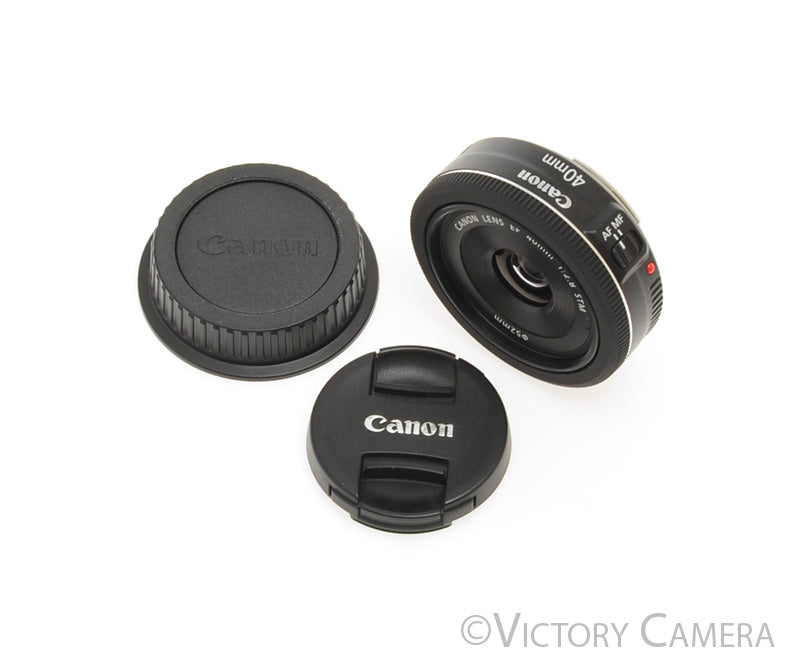 Canon EOS EF 40mm f2.8 STM Pancake Prime Lens [EXC+] - Victory Camera