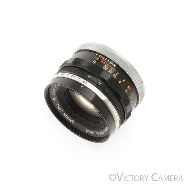 Canon FL 50mm f1.4 Manual Focus Prime Lens [EXC-] - Victory Camera