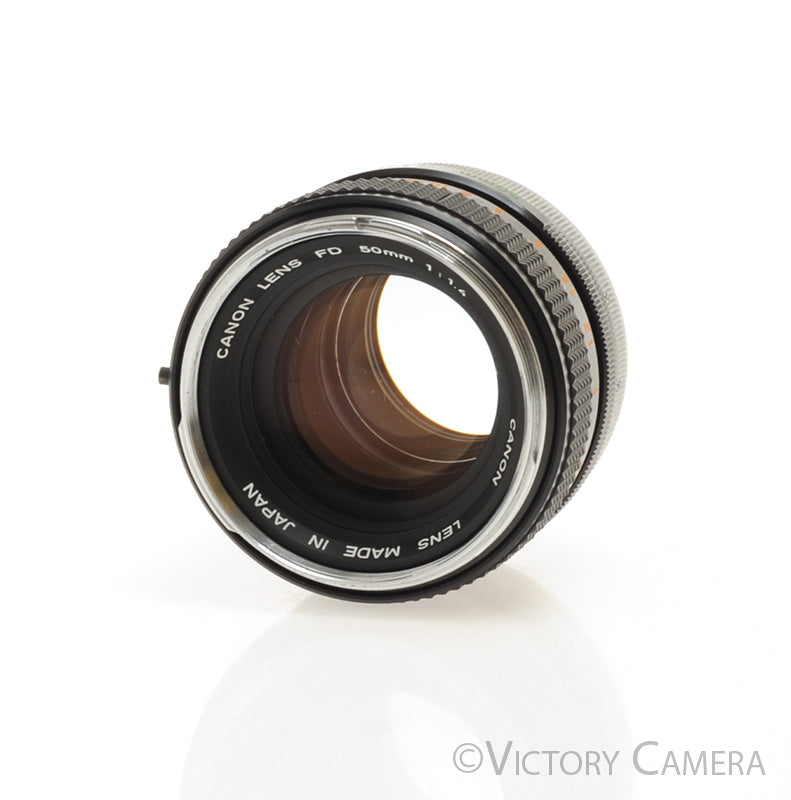 箱付き【極美品】動作◎ Canon FD 50mm F1.4 S.S.C 969 Canon 50mm F/1.4 SSC Breech Lock FD Mount Lens {55}