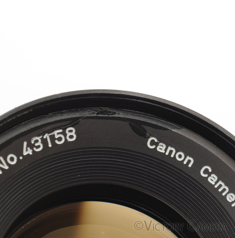 Canon FL 50mm f1.4 Manual Focus Prime Lens [EXC-] - Victory Camera
