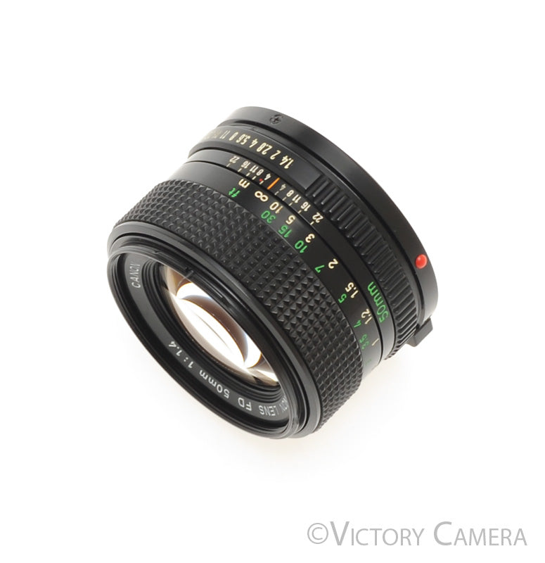 Canon 50mm f1.4 (late model) Fast Prime Lens for FD Mount [EXC] - Victory Camera