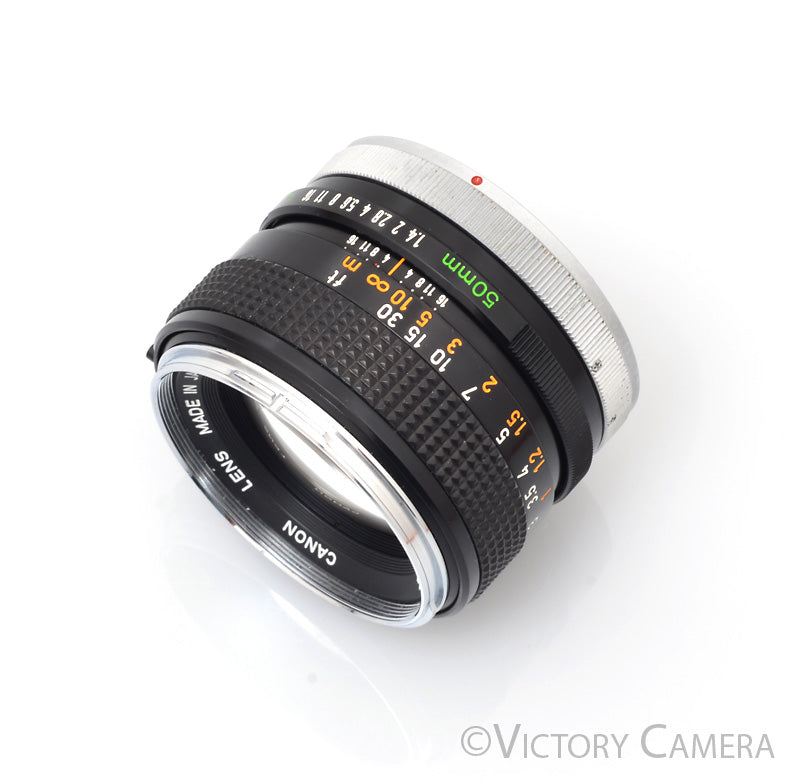 Canon FD 50mm f1.4 Fast Prime Lens [EXC+] - Victory Camera