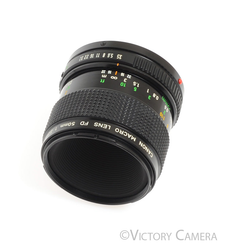 Canon FD (late version) 50mm F3.5 Macro Prime Lens -Clean-