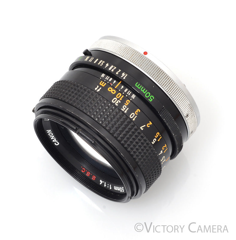 Canon FD S.S.C 50mm f1.4 Fast Prime Lens [EXC] - Victory Camera