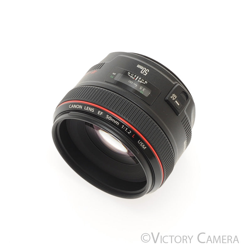 Canon EOS EF 50mm f1.2 L Series USM Prime Lens [MINT-] - Victory Camera