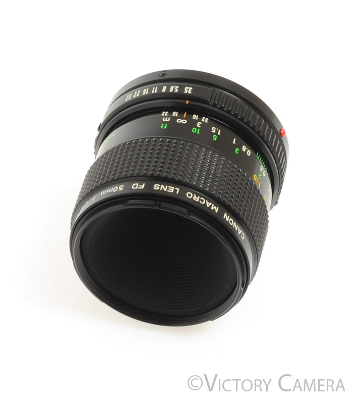 Canon FD 50mm f3.5 (late version) Macro Prime Lens [EX+] - Victory Camera