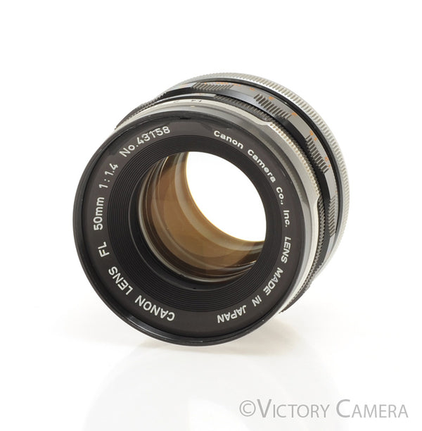 Canon FL 50mm f1.4 Manual Focus Prime Lens [EXC]