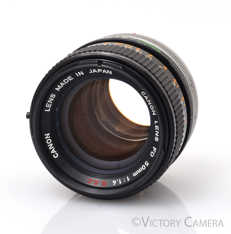 Canon FD S.S.C 50mm f1.4 Fast Prime Lens [EXC] - Victory Camera