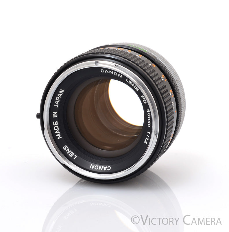 Canon FD 50mm f1.4 Fast Prime Lens [EXC+] - Victory Camera