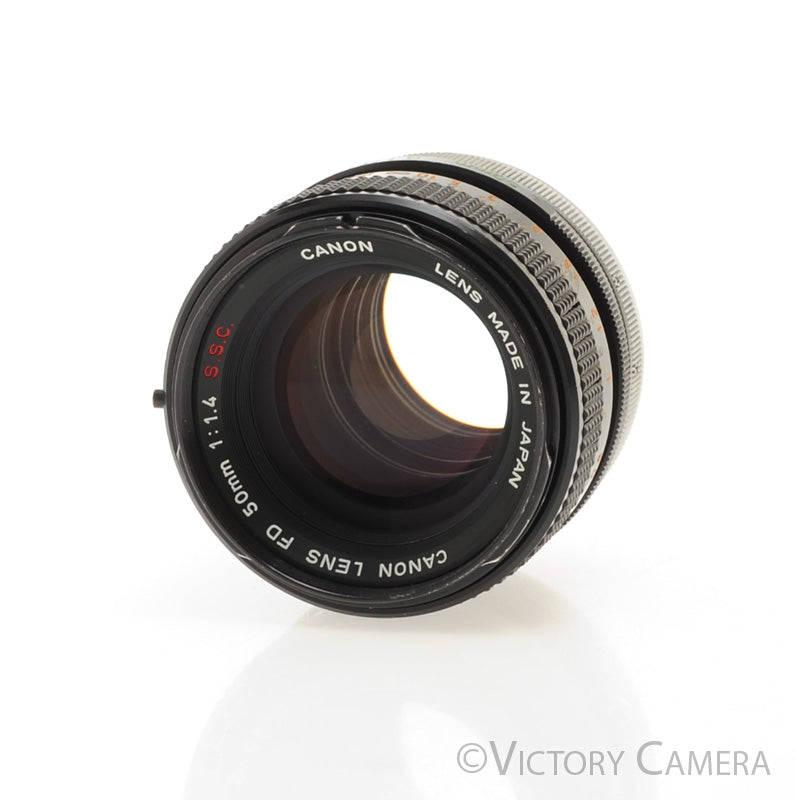 Canon 50mm F1.4 S.S.C Fast Prime Lens for FD Mount [EXC+] - Victory Camera