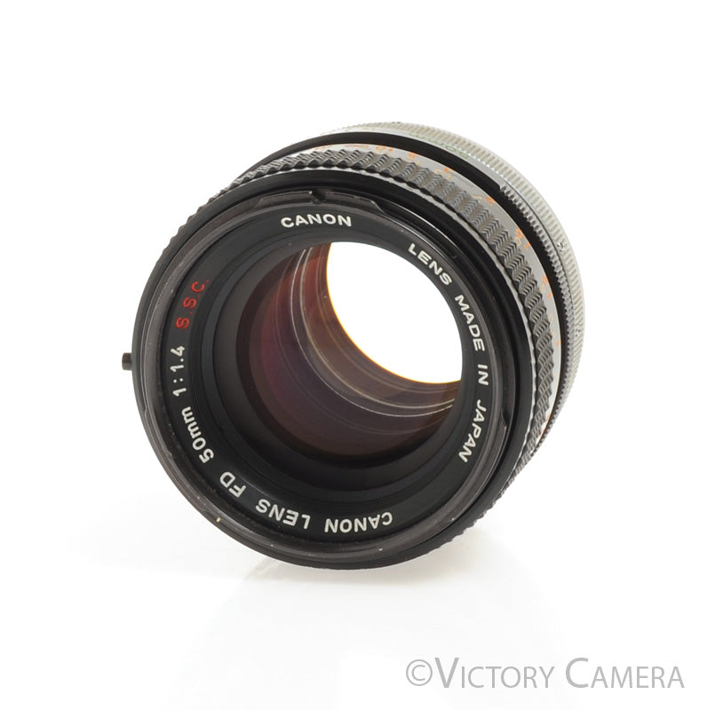 Canon 50mm F1.4 S.S.C Fast Prime Lens for FD Mount [EXC] - Victory Camera