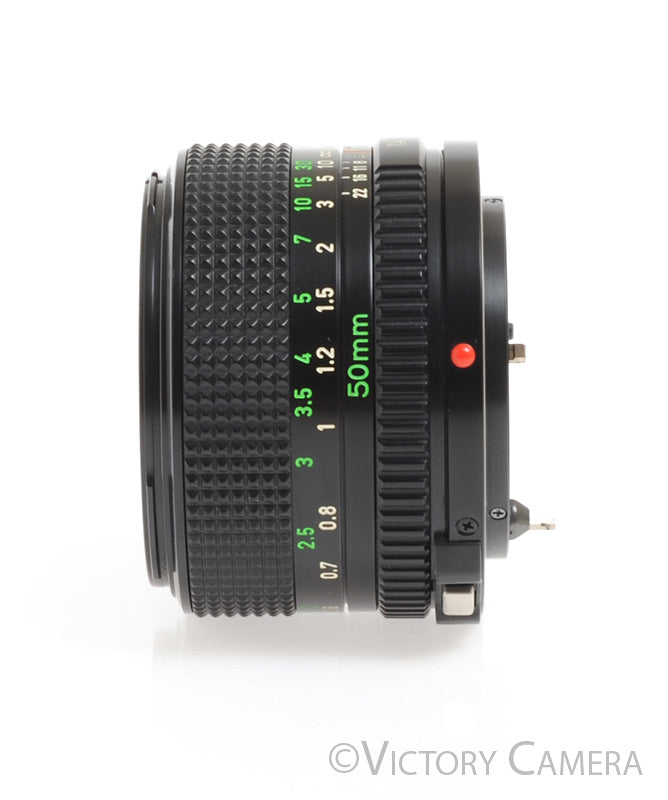 Canon FD 50mm f1.4 (late version) Fast Prime Lens -Clean- - Victory Camera