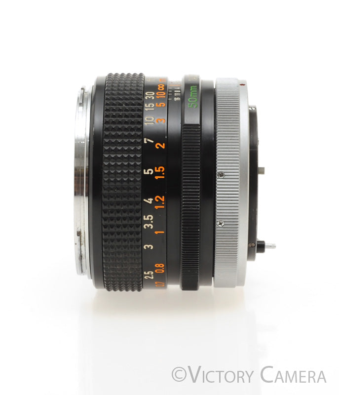 Canon 50mm F1.4 Fast Prime Lens for FD Mount w/ Shade [EXC+] - Victory Camera