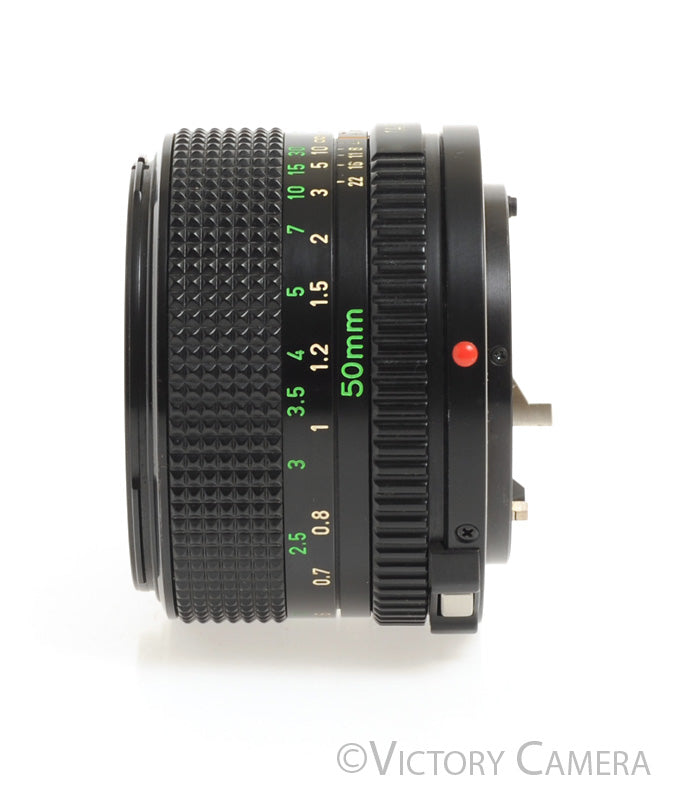 Canon FD 50mm f1.4 (late version) Fast Prime Lens [MINT-] - Victory Camera